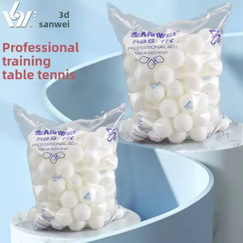 Balles Sanwei 3 Étoiles TR ABS (Pack de 100)