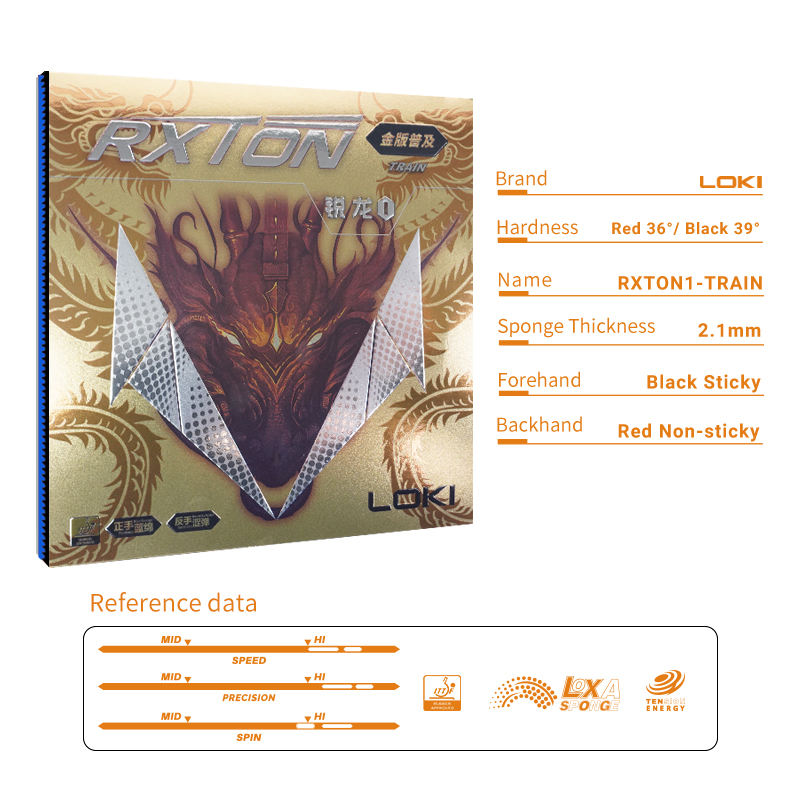 Revêtement Loki Rxton 1-T Train (Certifié ITTF)