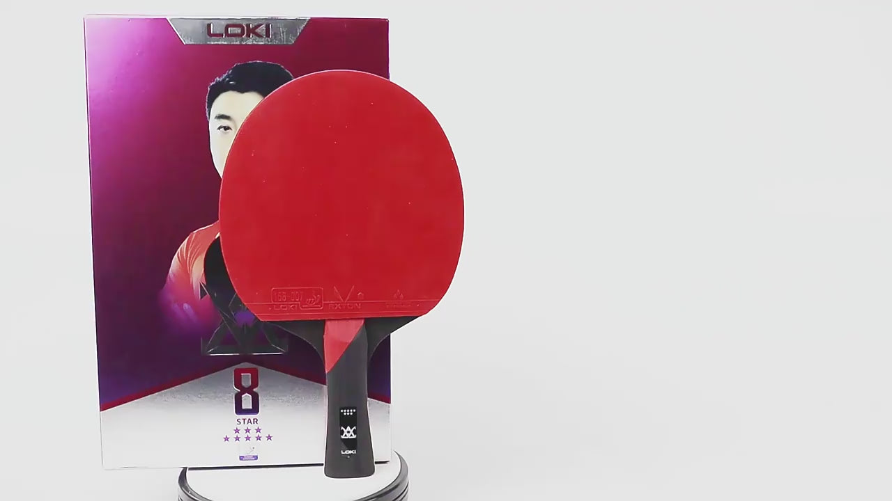 Raquette Loki E8 Star - Professionnelle (Approuvée ITTF)